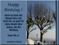 Geburtstag