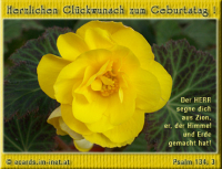 Geburtstag