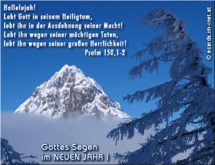 Christliche Ecards - Neujahrsgruß